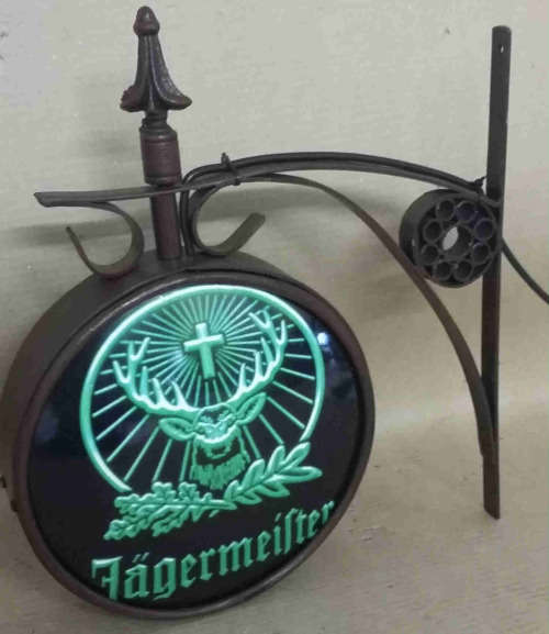 Jagermeister Pub /bar/ man cave / garage / station double sided advert light. LED.