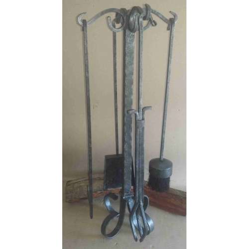 Fireplace companion tool set 5 pieces iron                                   fp2