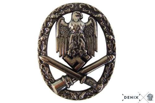 German General Assault metal badge. Replica