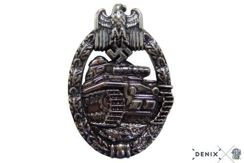 German Tank Assault metal badge.