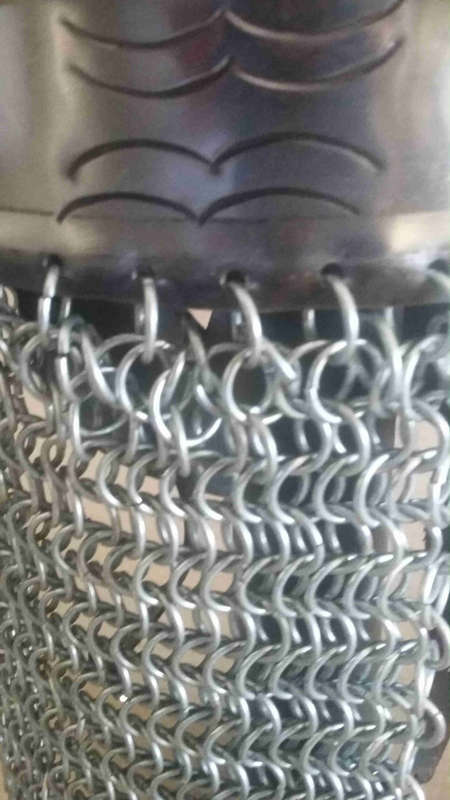 Viking chain mail helmet