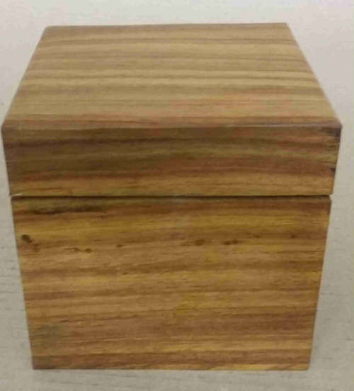 Wood puzzle in a rosewood box
