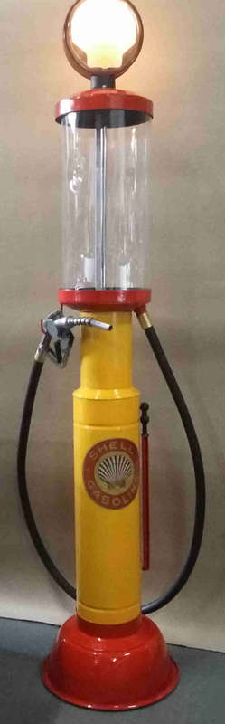 Shell vintage style lighthouse type petrol pump replica        bd9
