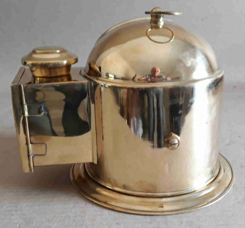 Brass ships binnacle compass
