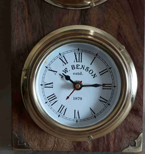 Barometer and clock