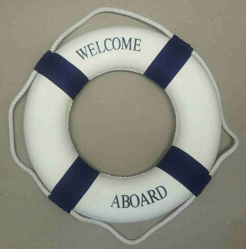 Nautical lifebuoy. 44cm diameter.