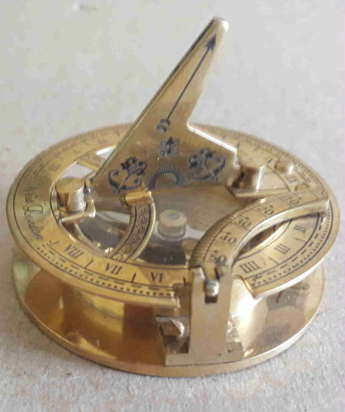 Brass Sundial Compass 7cm