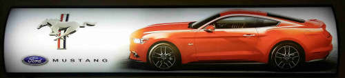 Mustang red pub,bar, man cave,  advert light box . LED.                 bd2