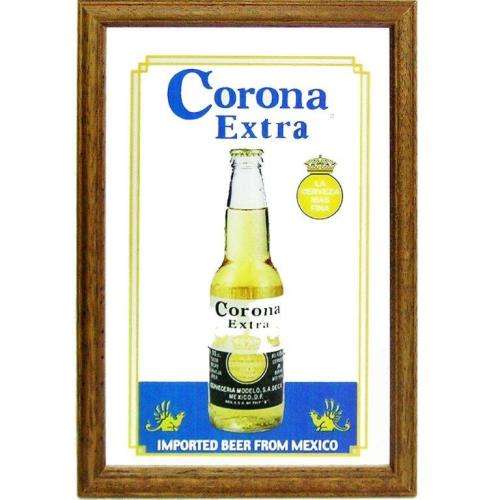 Corona Extra bar mirror.