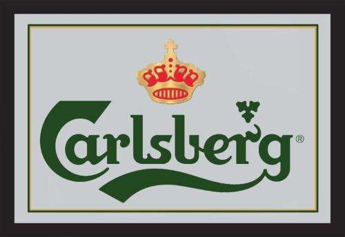 Carlsberg pub / bar mirror.