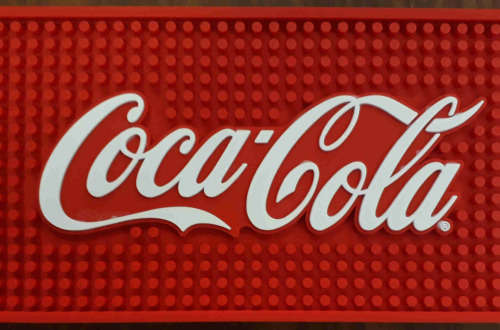 Coca-Cola bar mat / wetstop PVC hedgehog
