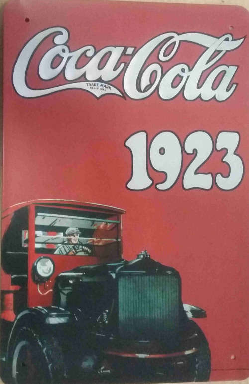 Coca-Cola metal sign