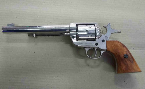 .45 Caliber Cavalry Revolver + Leather Holster + Catridge Belt. Replica pistol.