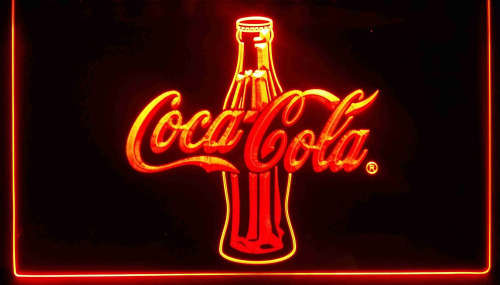 Coca-cola Bottle neon sign