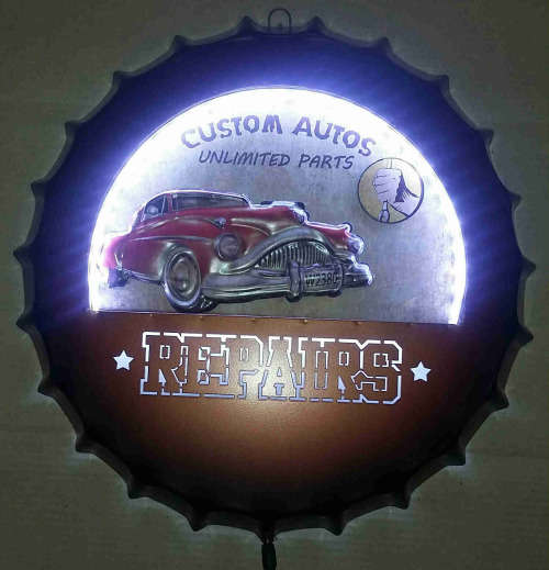 Repairs Custom Autos Man Cave /garage decor.