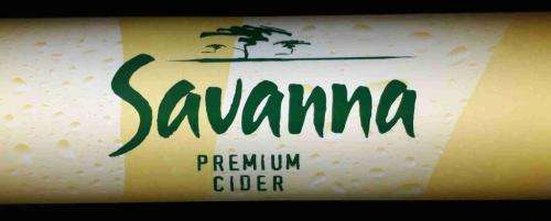 Savanna Premium Cider pub,bar, man cave,  advert light box . LED.