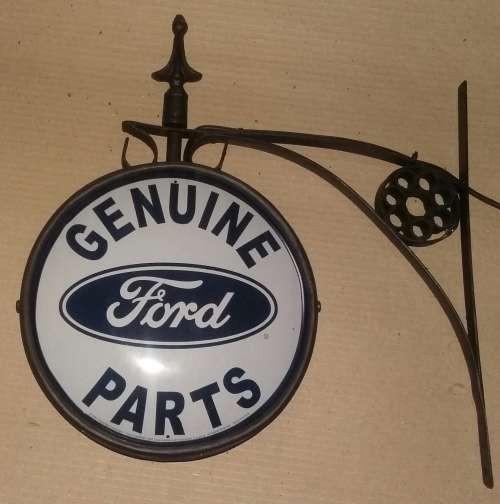 Ford Genuine Parts double sided advert light. LED.