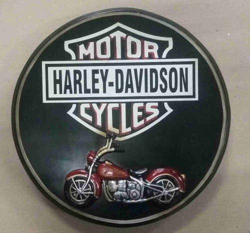 Harley Davidson wooden key cabinet