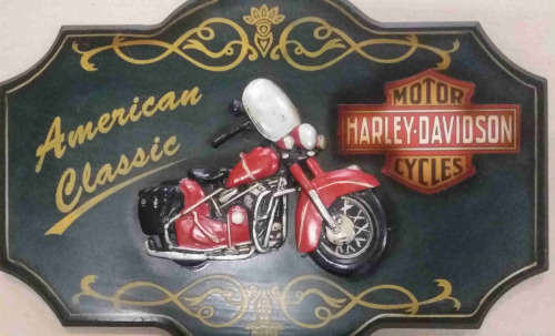 Harley Davidson American Classic 3D wall plaque
