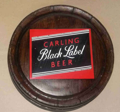 Carling Black Label Large barrel end 46cm Diameter.