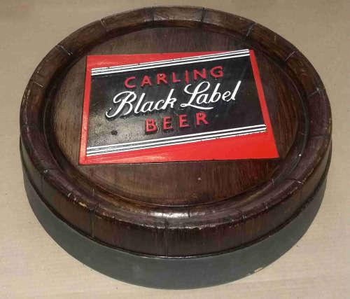 Carling Black Label Large barrel end 46cm Diameter.