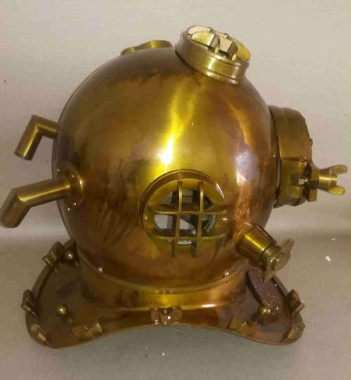 Nautical divers helmet.