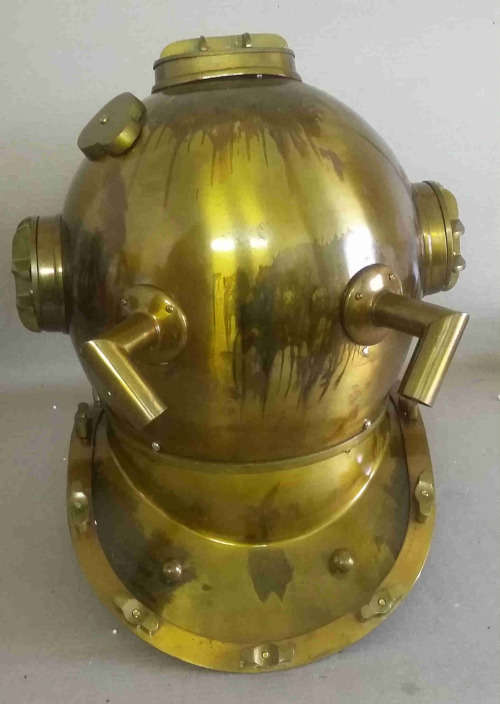 Nautical divers helmet.