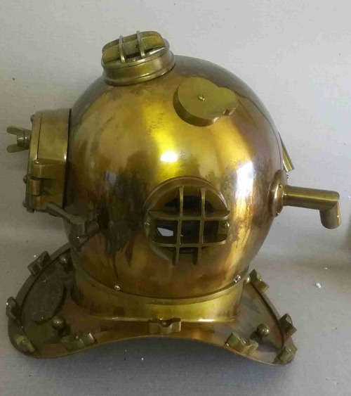 Nautical divers helmet.