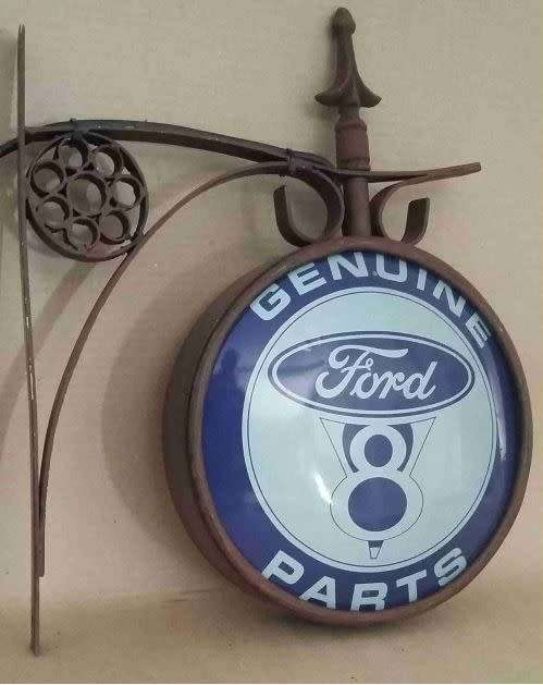 Ford V8  double sided advert light. LED.