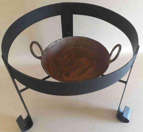 Fireplace. Kadai patio fire pit. 62cm diameter.