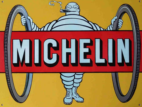 Michelin Aluminium sign From UK.