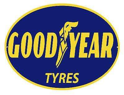 Good Year Tyres Aluminium sign From UK.