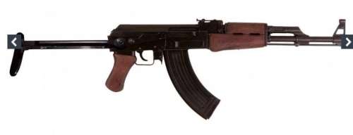 AK 47 Assault rifle non functional replica. machine gun