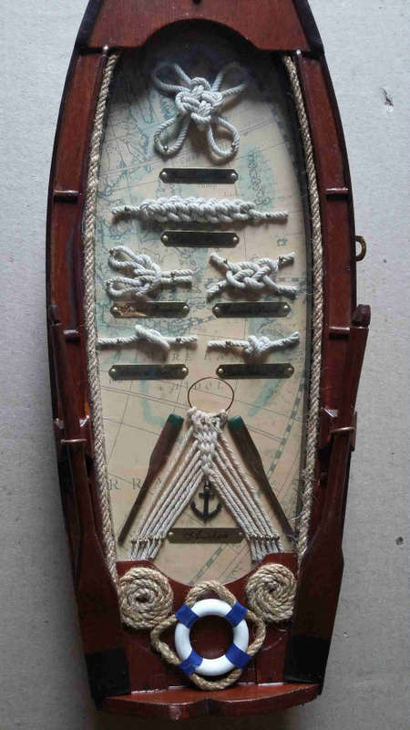 Key rack. Nautical theme.