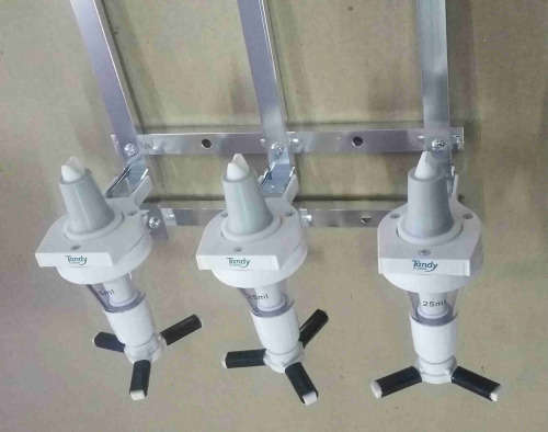 Optic Triple, Three units spirit dispenser. Asized Commercial quality bw1