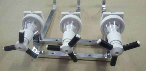 Optic Triple, Three units spirit dispenser. Asized Commercial quality bw1