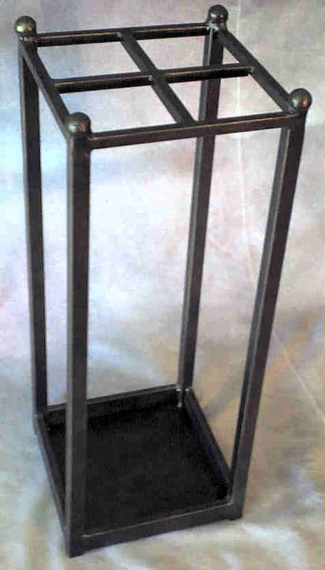 Wrought iron walking stick/umbrella stand
