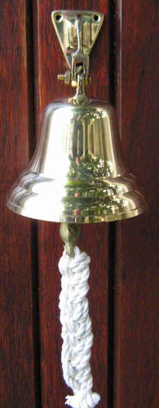 Bar or ships bell. Solid brass