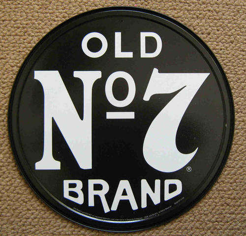 Jack Daniels Old Number 7 metal sign