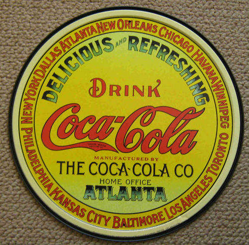 Coca Cola metal sign
