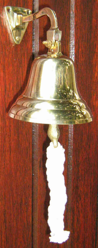 solid brass bar or ships bell