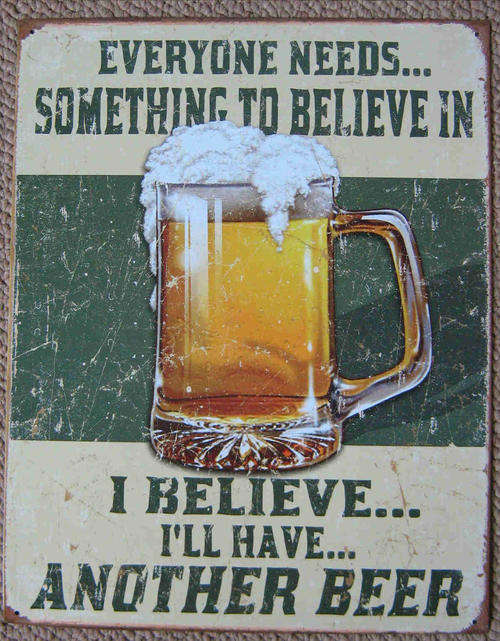 Beer, I believe I'll have another