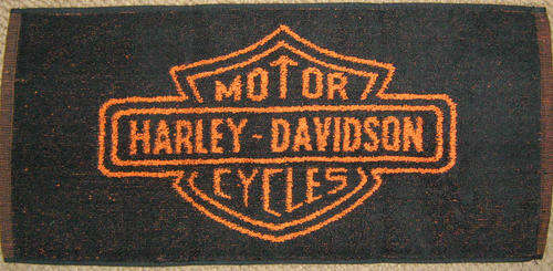 Harley Davidson bar towel very rare