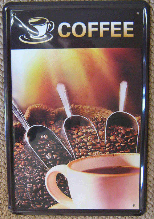 Coffee. metal sign                                                                             mt17
