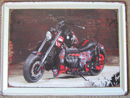 Harley Davidson Eagle vintage style metal sign.                                        mt24