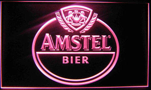 Amstel neon bar sign