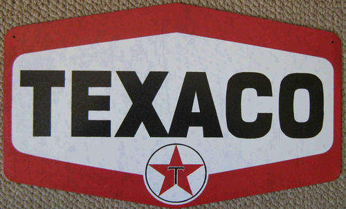 Texaco metal sign                                                                             mt31