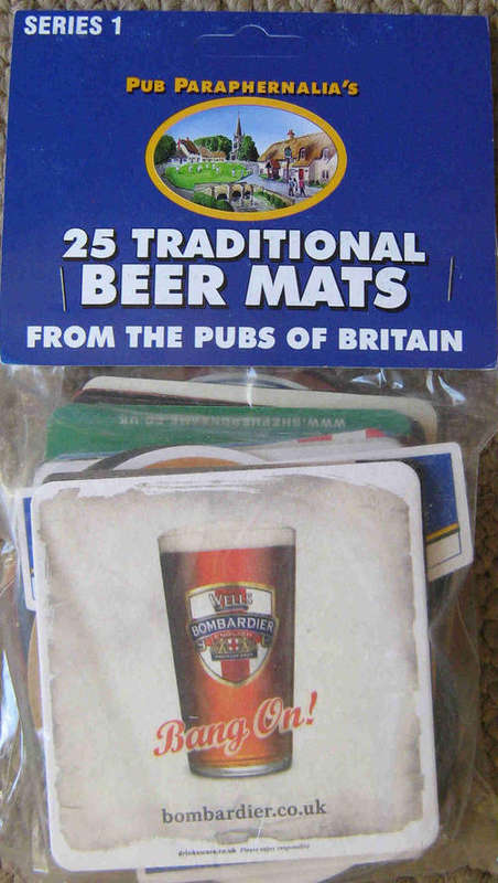 Bar coasters 25 assorted English pub. Series 1