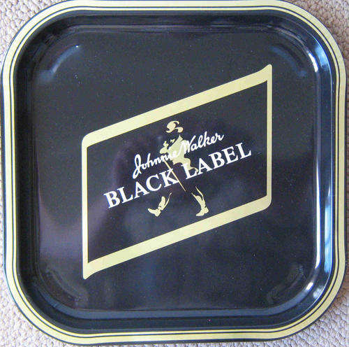 Johnnie Walker Black bar tray
