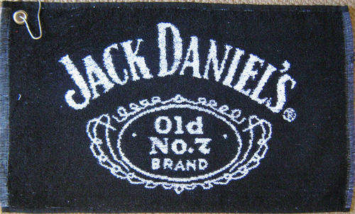 Jack Daniel's golf towel